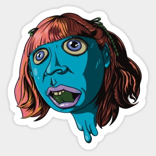 Weird Girl Sticker